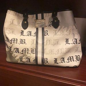 L.A.M.B tote handbag